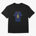 Xavi World Cup 2010 Jersey Oversized T-Shirt Capture FIFA World Cup 2026 USA Canada Mexico Spirit, Featuring Brazil, Cristiano Ronaldo, Haaland and CR7, Championship Spirit, Famous Goals, Roaring Crowds and International Football Unity; Ideal for