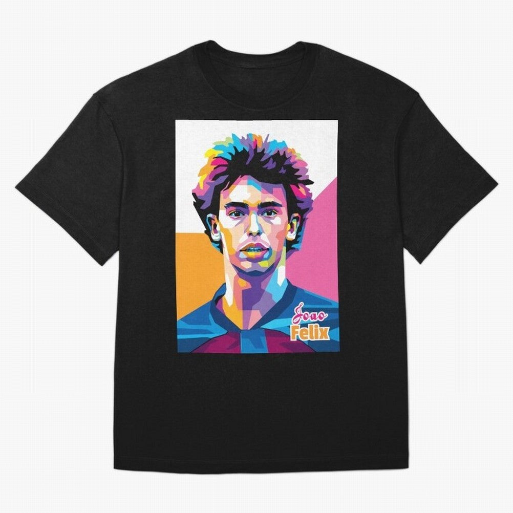 Joao Felix in WPAP Style Oversized T-Shirt Bring Match Day Fire to the FIFA World Cup 2026 Journey through Haaland Highlights, Netherlands Pride, Stadium Memories, Football Loyalty, International Chants and Championship Tradition; Made for