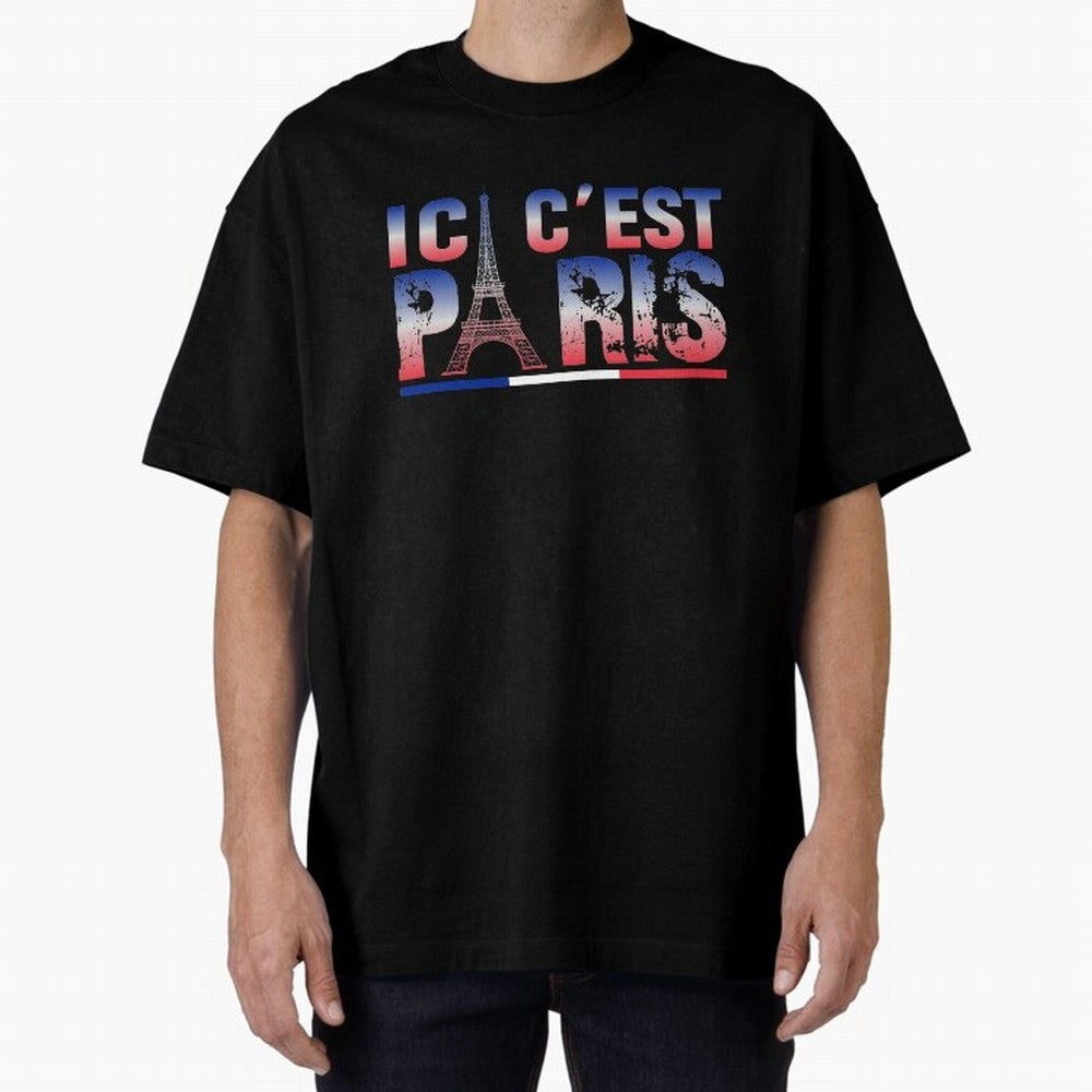 ici c'est paris Essential T-Shirt Feel FIFA World Cup 2026 USA Canada Mexico Spirit, Driven by Brazil, Haaland, Retro Football Energy, Iconic Rivalries, Trophy Chase Drama and Stadium Atmosphere; Ideal for Fans Who Follow Messi, Cristiano Ronaldo,