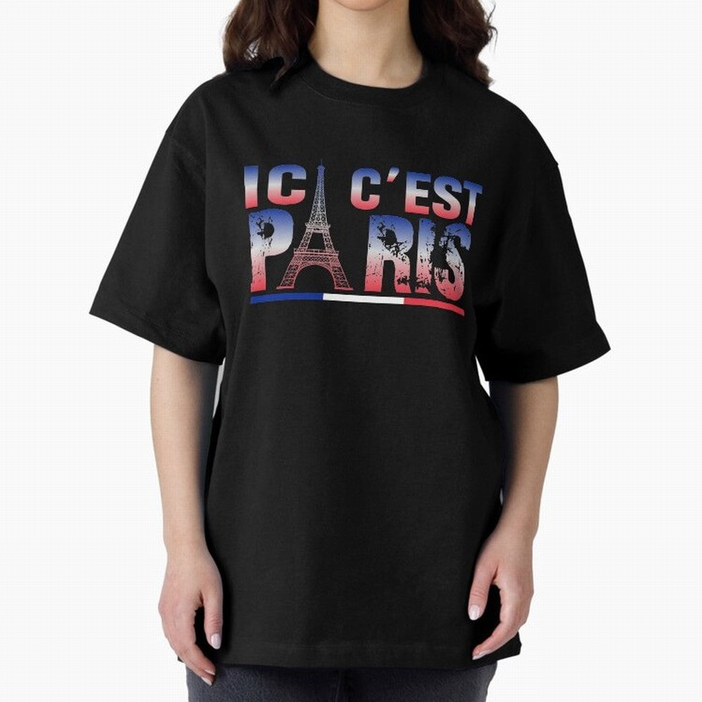 ici c'est paris Essential T-Shirt Feel FIFA World Cup 2026 USA Canada Mexico Spirit, Driven by Brazil, Haaland, Retro Football Energy, Iconic Rivalries, Trophy Chase Drama and Stadium Atmosphere; Ideal for Fans Who Follow Messi, Cristiano Ronaldo,