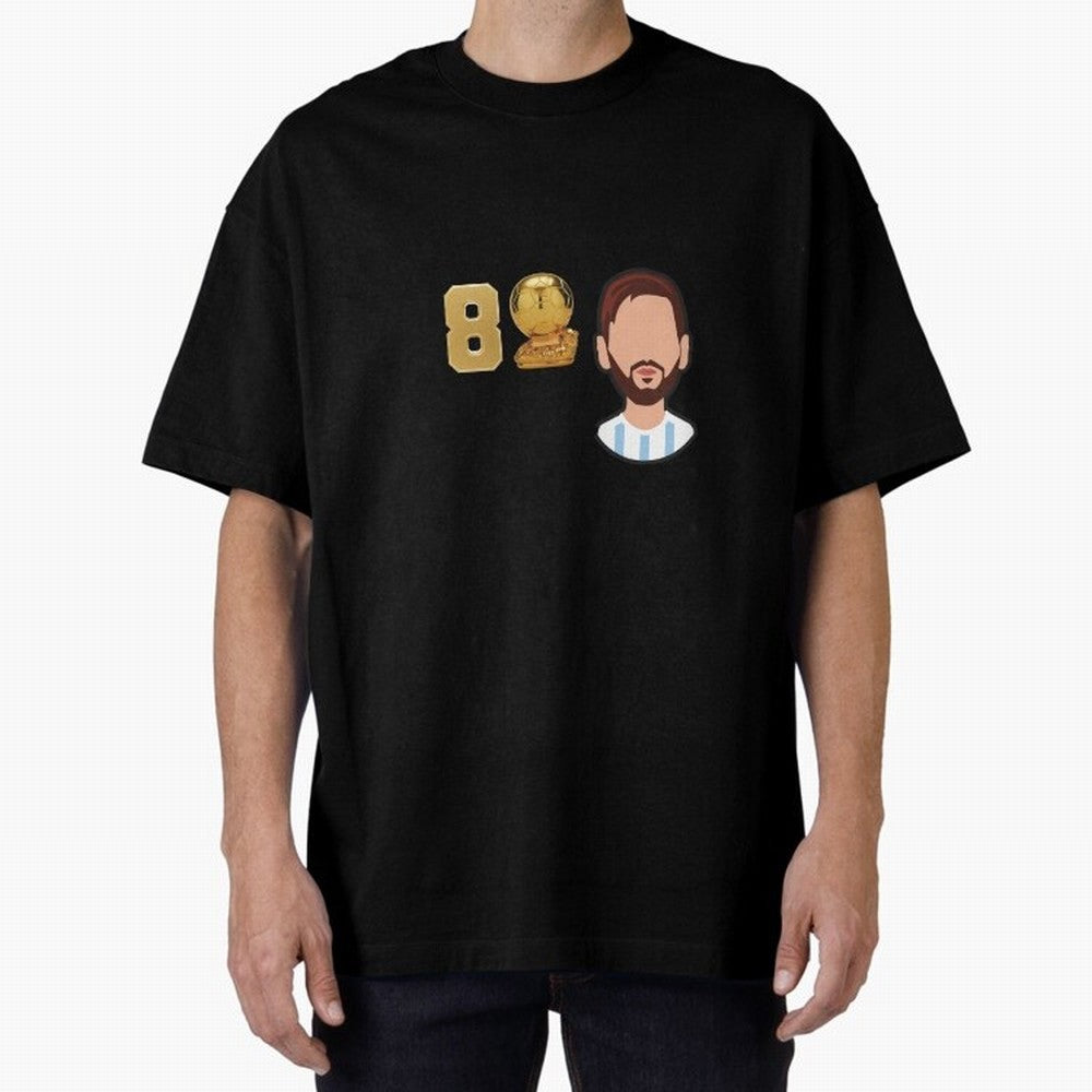 GOAT Legacy: Messi's 8 Ballon d'Or Victories, FCB, Leo Messi Classic T-Shirt Bring Match Day Fire to Match Day Hype around FIFA World Cup 2026 Group Stage, Messi, CR7 and Mbappe, France, Football History, Final Match Energy, Crowd Noise and Once in