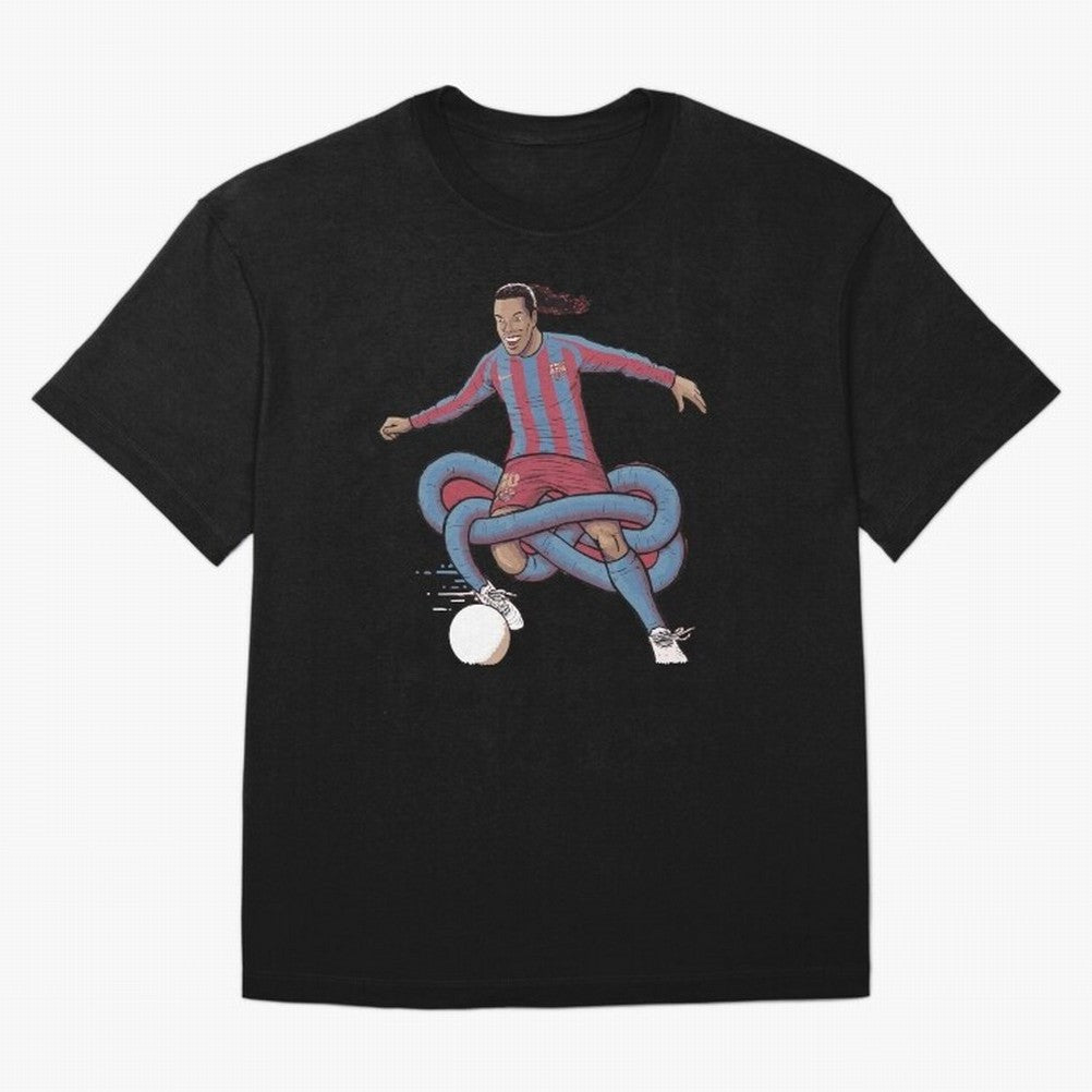 Ronaldinho Oversized T-Shirt Bring International Match Energy to FIFA World Cup 2026 Group Stage Filled with Haaland, Argentina Energy, Vintage Soccer Flavor, Modern Football Stars, National Flags and Final Night Emotion; Perfect for Fans,