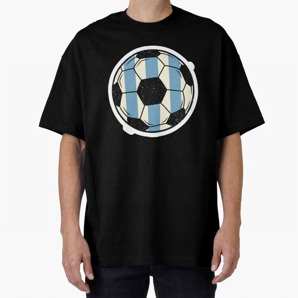 Soccer ball sticker || Buenos Aires Vibes Premium T-Shirt Show Passion for the Stars of FIFA World Cup 2026 Built around Messi, Neymar and Mbappe, Argentina Energy, Game Day Rituals, Football Legends, Country Pride and the Road to the Final; Made