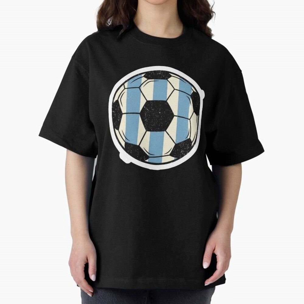Soccer ball sticker || Buenos Aires Vibes Premium T-Shirt Show Passion for the Stars of FIFA World Cup 2026 Built around Messi, Neymar and Mbappe, Argentina Energy, Game Day Rituals, Football Legends, Country Pride and the Road to the Final; Made