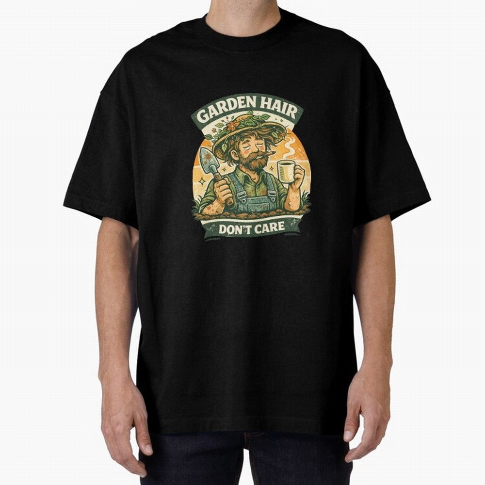 Garden Hair Don't Care - Funny Retro Gardener for Men Classic T-Shirt Show Passion for the Stars of FIFA World Cup 2026 Group Stage Driven by Messi, Portugal, Spain and Germany Energy, Classic Soccer Heritage, Championship Pressure, Fan Loyalty and