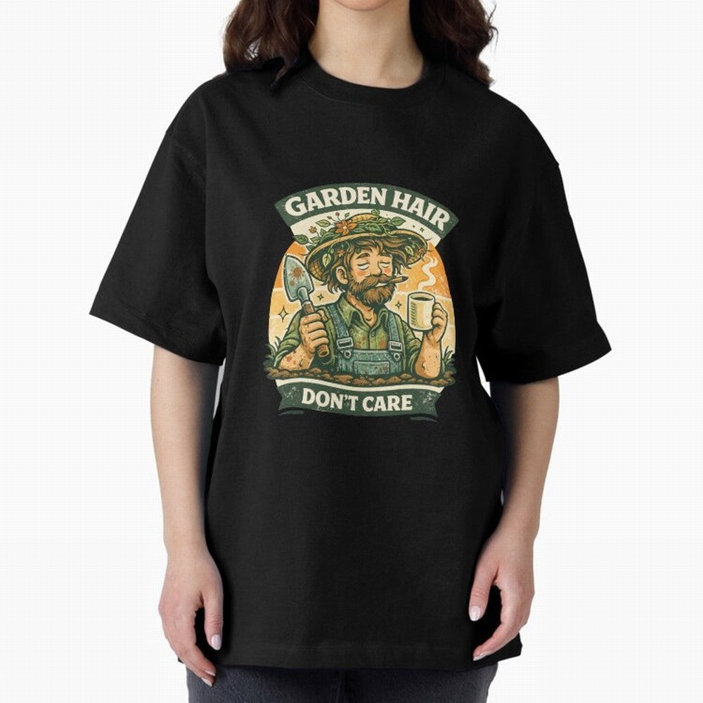 Garden Hair Don't Care - Funny Retro Gardener for Men Classic T-Shirt Show Passion for the Stars of FIFA World Cup 2026 Group Stage Driven by Messi, Portugal, Spain and Germany Energy, Classic Soccer Heritage, Championship Pressure, Fan Loyalty and