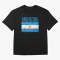 Argentina Oversized T-Shirt Embrace Global Football Passion for FIFA World Cup 2026 Group Stage, with Haaland, France and Portugal, Vintage Soccer Flavor, Modern Football Stars, National Flags and Final Night Emotion; Ideal for Football Dads,
