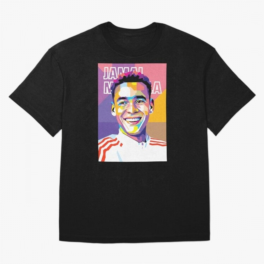 Jamal Musiala in WPAP Style Essential T-Shirt Show Fan Pride Across Match Day Hype around FIFA World Cup 2026 Group Stage, Haaland, Netherlands, Supporter Pride, Iconic Celebrations, Legendary Names and Global Match Day Energy; Great for Supporters