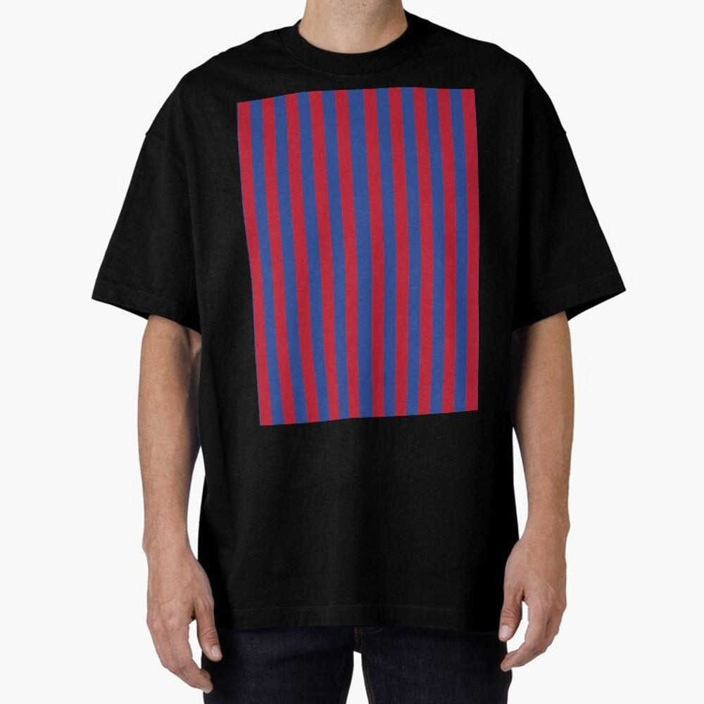 Red and blue stripes sports pattern Graphic T-Shirt Feel International Energy from the FIFA World Cup 2026 Journey through Mbappe and Neymar Highlights, Netherlands Pride, Football Festival Excitement, Trophy Ambitions, Country Rivalries and Star