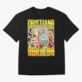 Cristiano Ronaldo CR7 SIUUU El Bicho Vintage Retro Design Premium T-Shirt Honor Football Greatness during FIFA World Cup 2026 with Cristiano Ronaldo, Haaland and CR7, Brazil Energy, Football History, Final Match Energy, Crowd Noise and Once in a