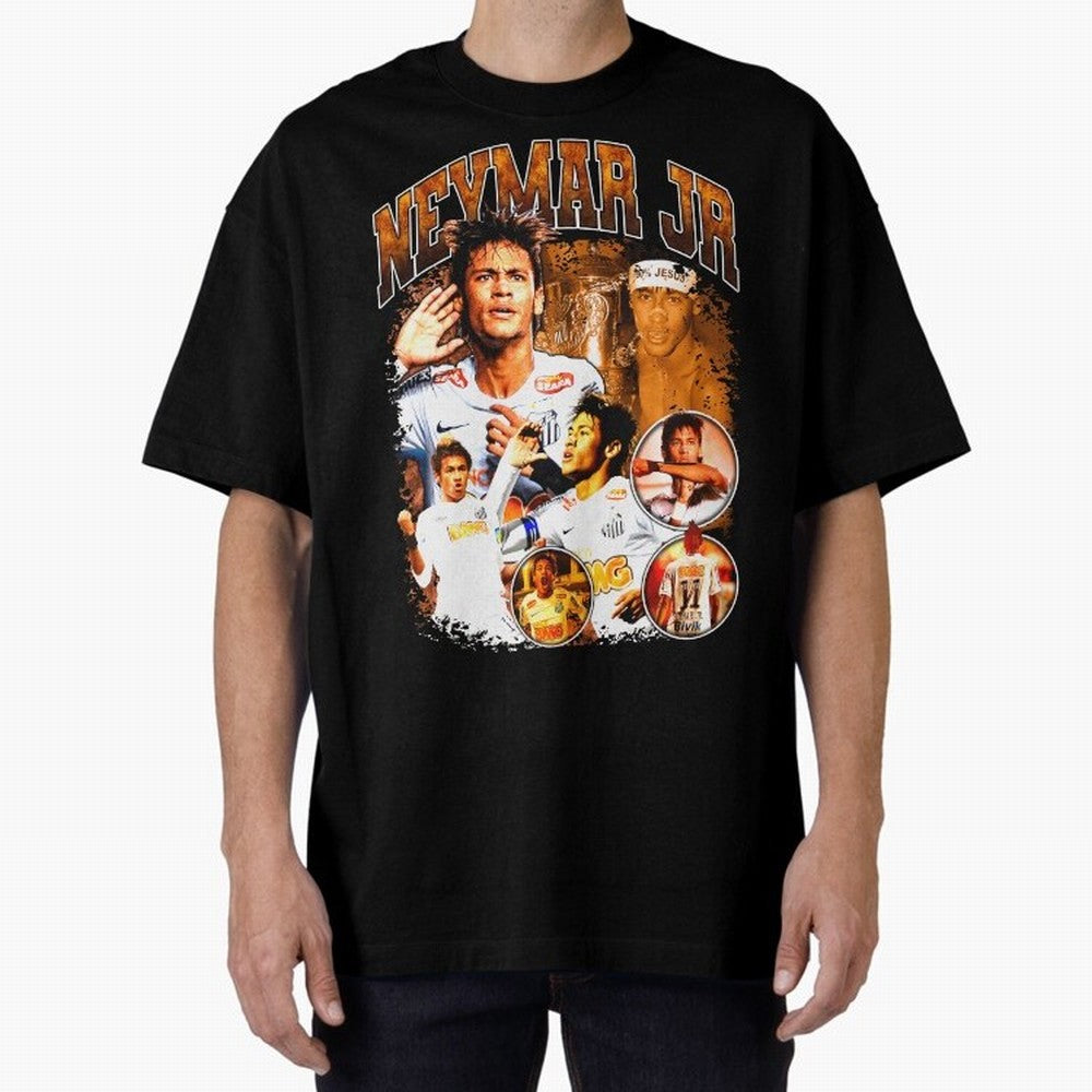 Neymar Jr Santos Vintage Retro Design Essential T-Shirt Make Your Look Match FIFA World Cup 2026 USA Canada Mexico with Messi, CR7 and Mbappe, France Energy, Goal Celebration Energy, Supporter Heritage, Football Icons and Worldwide Tournament Joy;
