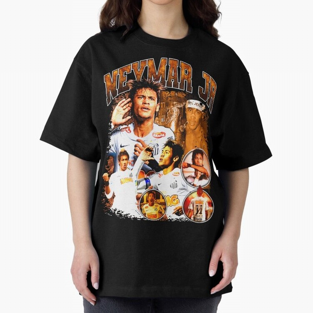 Neymar Jr Santos Vintage Retro Design Essential T-Shirt Make Your Look Match FIFA World Cup 2026 USA Canada Mexico with Messi, CR7 and Mbappe, France Energy, Goal Celebration Energy, Supporter Heritage, Football Icons and Worldwide Tournament Joy;