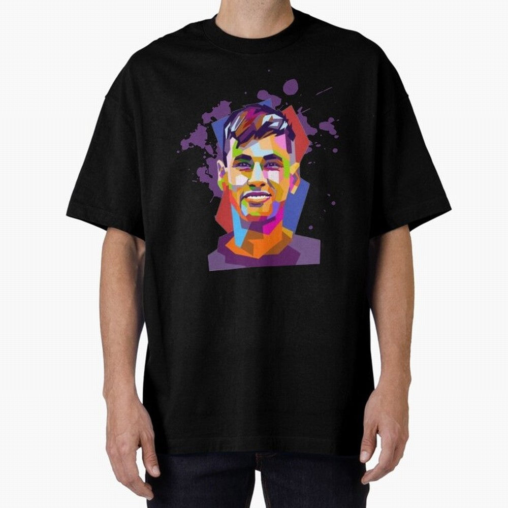 Neymar Design Oversized T-Shirt Celebrate Football Dreams Across Match Day Hype around FIFA World Cup 2026, Haaland, Argentina and Brazil, Stadium Chants, National Pride, Trophy Dreams and Unforgettable Football Memories; Ideal for Fans Who Follow