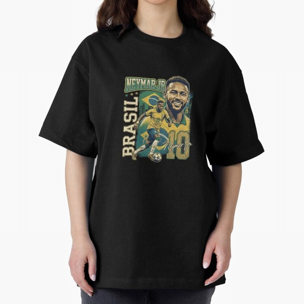 Neymar Jr Brazil Vintage Essential T-Shirt Relive Legendary Nights from FIFA World Cup 2026 Group Stage Spirit, Driven by France, Neymar, Haaland and Cristiano Ronaldo, Football Festival Excitement, Trophy Ambitions, Country Rivalries and Star