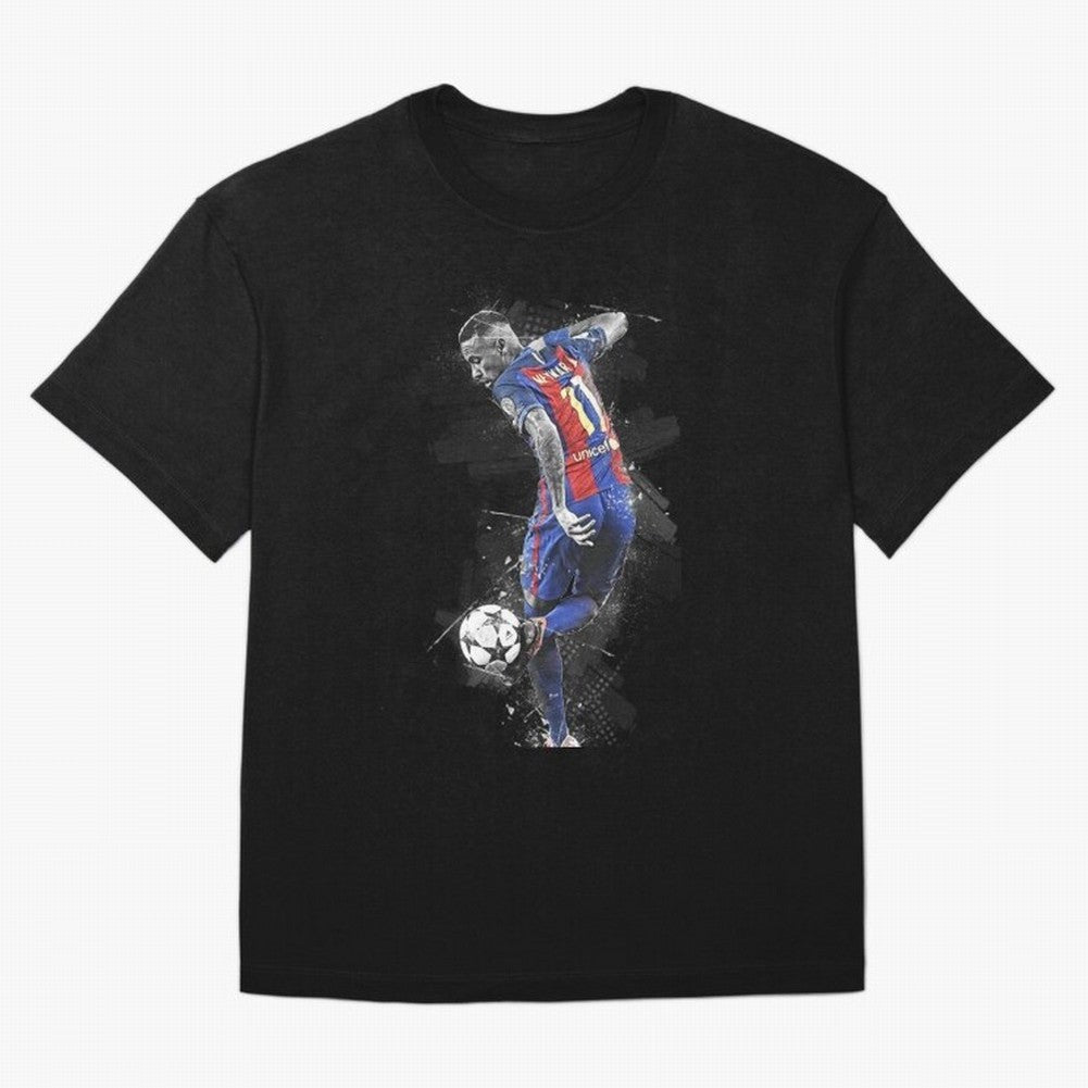 Neymar Neymar Jr Oversized T-Shirt Spotlight FIFA World Cup 2026 Group Stage Highlighting Cristiano Ronaldo, England Energy, Classic Soccer Heritage, Championship Pressure, Fan Loyalty and International Pride; Ideal for Passionate Fans Who Love