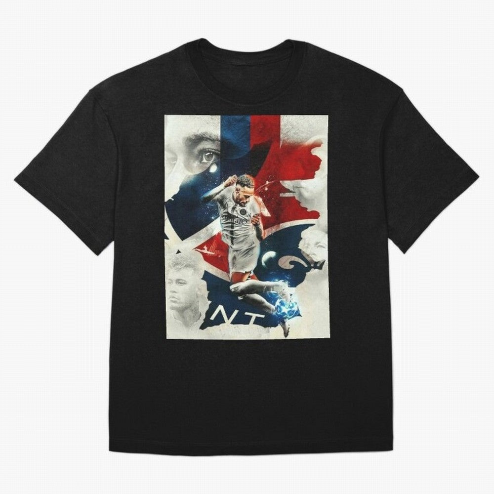 Neymar Art Wallpaper Classic T-Shirt Fuel the Hype around FIFA World Cup 2026 Spirit, Celebrating Germany, Mbappe, Football Passion, Legendary Performances, Festival Vibes and Supporter Community; Ideal for Fans Who Follow Messi, Cristiano Ronaldo,