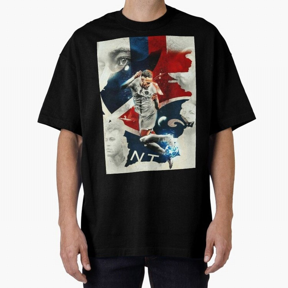 Neymar Art Wallpaper Classic T-Shirt Fuel the Hype around FIFA World Cup 2026 Spirit, Celebrating Germany, Mbappe, Football Passion, Legendary Performances, Festival Vibes and Supporter Community; Ideal for Fans Who Follow Messi, Cristiano Ronaldo,