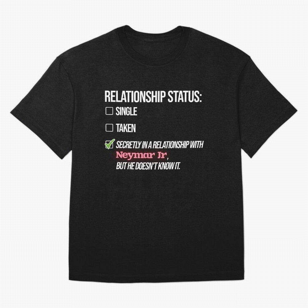 Relationship with Neymar Jr Classic T-Shirt Celebrate Classic Football Spirit in FIFA World Cup 2026 USA Canada Mexico for Fans of CR7 and Messi and England, France and Netherlands, Bringing Stadium Chants, National Pride, Trophy Dreams and