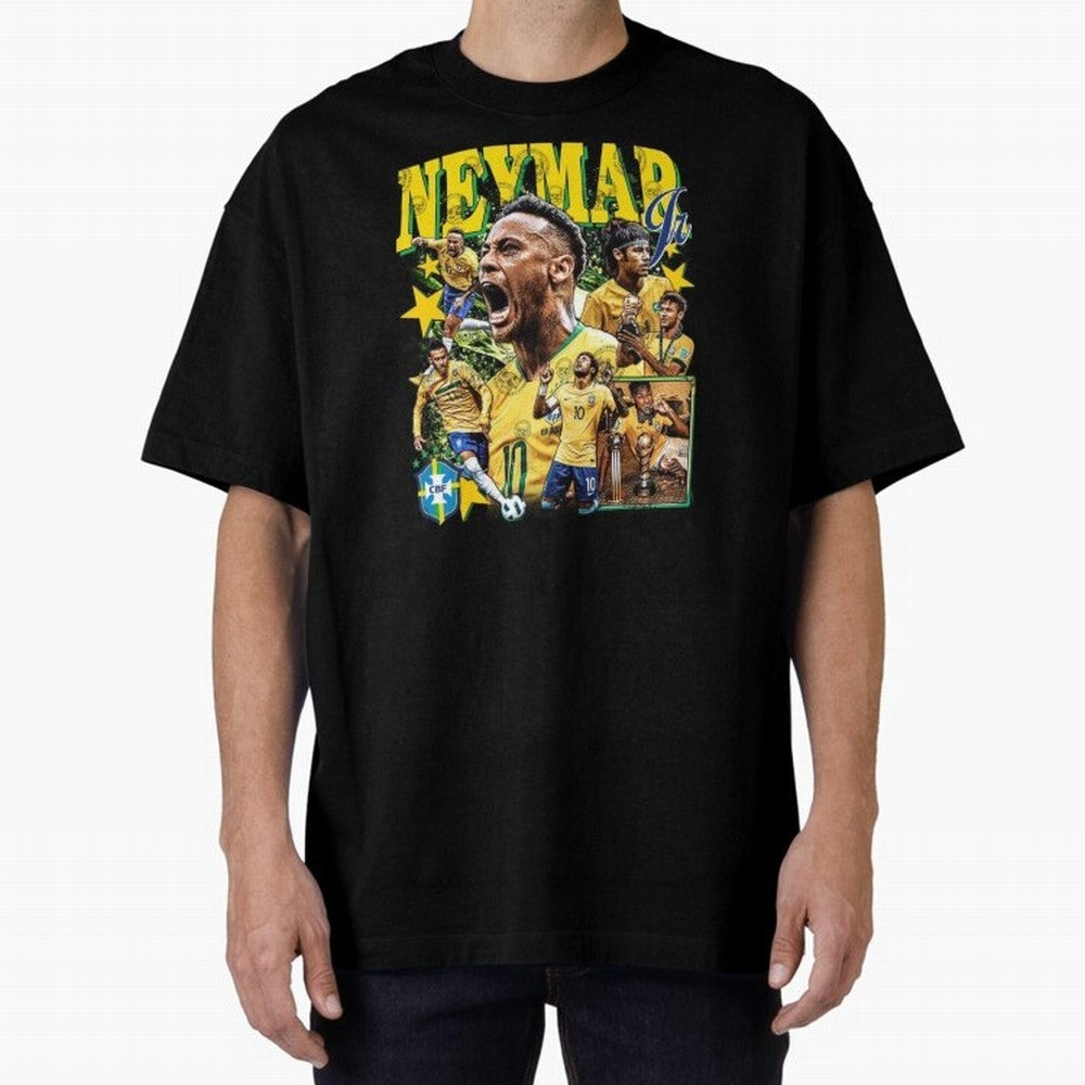 Neymar JR Classic T-Shirt Spotlight Match Day Hype around FIFA World Cup 2026, Messi, CR7 and Mbappe, England, Championship Spirit, Famous Goals, Roaring Crowds and International Football Unity; Created for Match Day Parties, Soccer Gifts, Fan