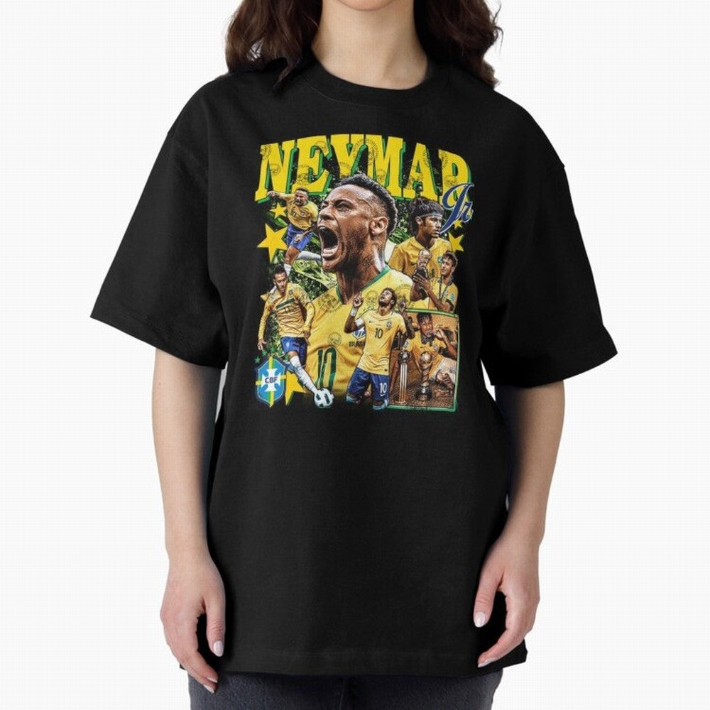 Neymar JR Classic T-Shirt Spotlight Match Day Hype around FIFA World Cup 2026, Messi, CR7 and Mbappe, England, Championship Spirit, Famous Goals, Roaring Crowds and International Football Unity; Created for Match Day Parties, Soccer Gifts, Fan