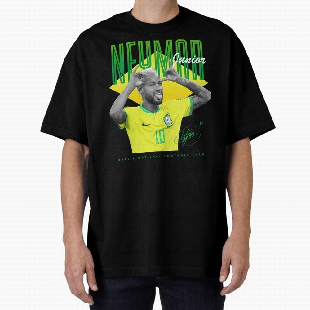 Neymar Jr. Oversized T-Shirt Discover Match Day Hype around FIFA World Cup 2026 USA Canada Mexico, Mbappe, Netherlands, Fan Favorite Moments, National Team Passion, Big Match Drama and Soccer History; Ideal for Passionate Fans Who Love Underdog