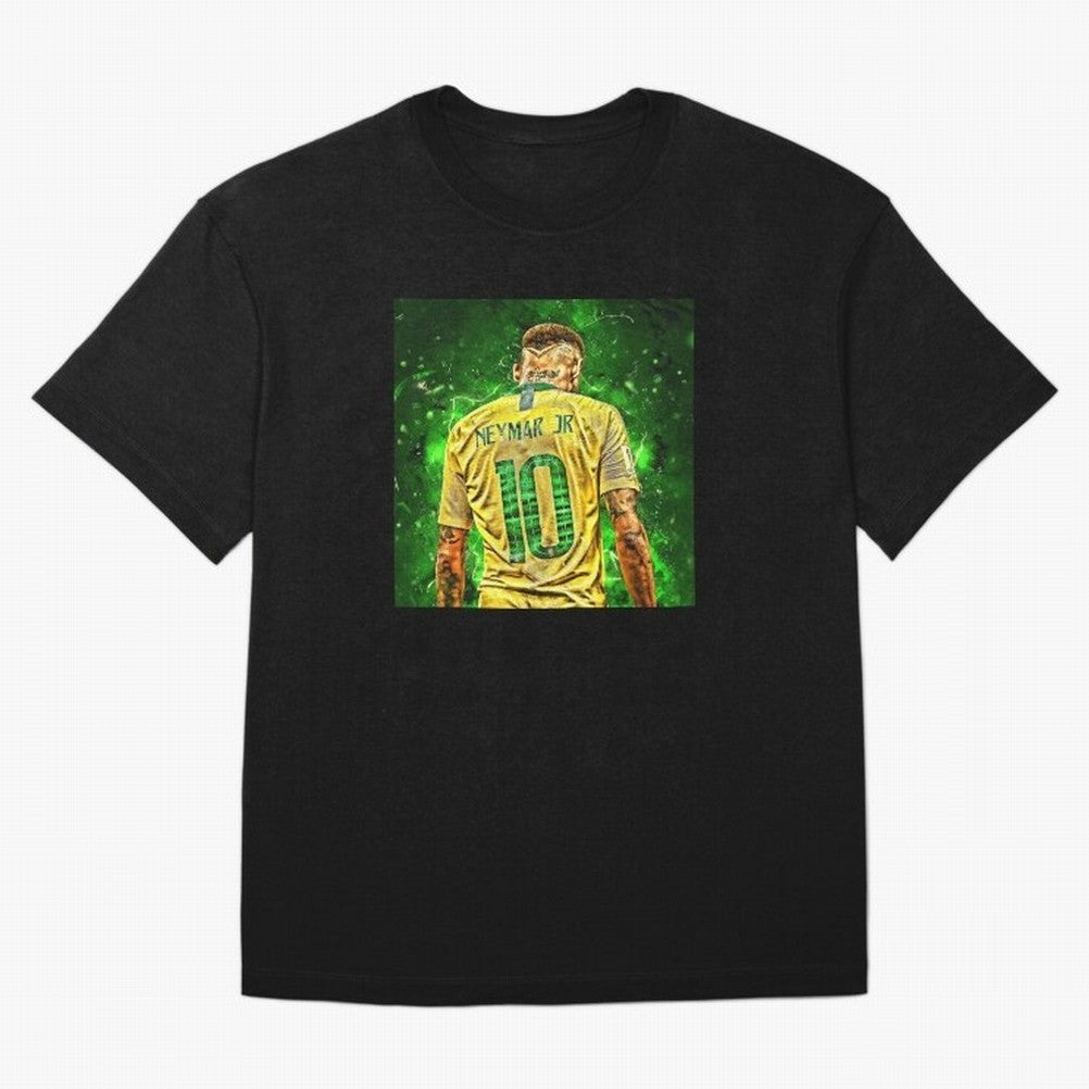 Neymar National Team Classic T-Shirt Feel the Trophy Chase of Global Football Passion for FIFA World Cup 2026 Group Stage, Inspired by CR7, England and Germany, Vintage Soccer Flavor, Modern Football Stars, National Flags and Final Night Emotion;