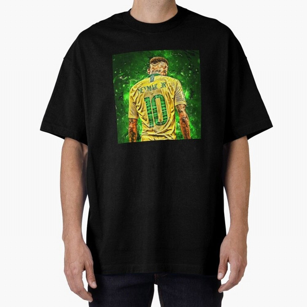 Neymar National Team Classic T-Shirt Feel the Trophy Chase of Global Football Passion for FIFA World Cup 2026 Group Stage, Inspired by CR7, England and Germany, Vintage Soccer Flavor, Modern Football Stars, National Flags and Final Night Emotion;
