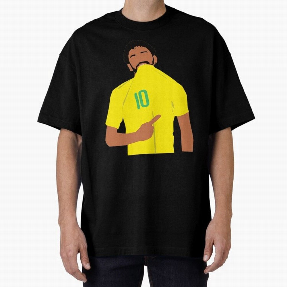 Neymar Jr Oversized T-Shirt Carry National Pride through Global Football Passion for FIFA World Cup 2026 Group Stage, Built around CR7 and Messi, Netherlands, Game Day Rituals, Football Legends, Country Pride and the Road to the Final; Ideal for