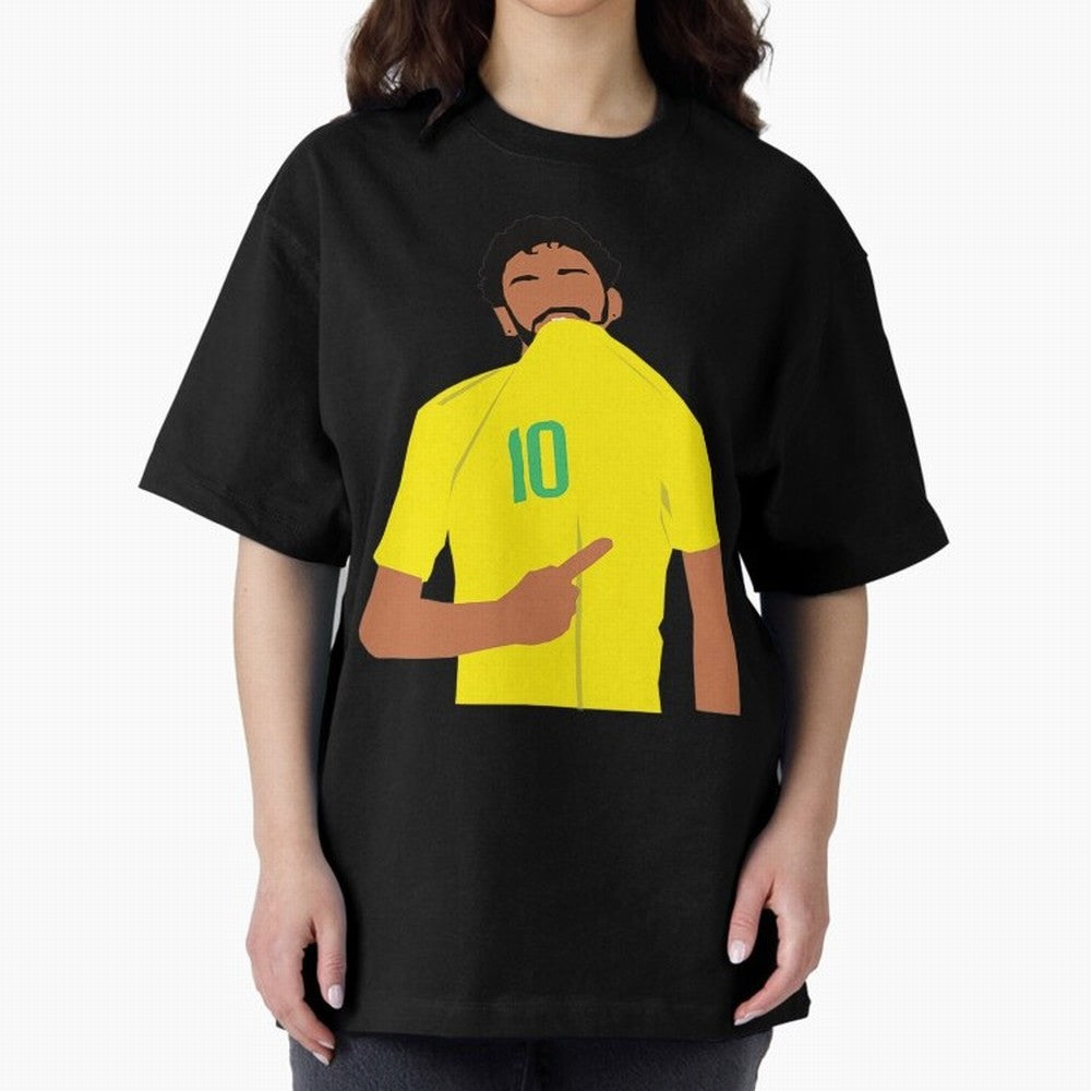 Neymar Jr Oversized T-Shirt Carry National Pride through Global Football Passion for FIFA World Cup 2026 Group Stage, Built around CR7 and Messi, Netherlands, Game Day Rituals, Football Legends, Country Pride and the Road to the Final; Ideal for