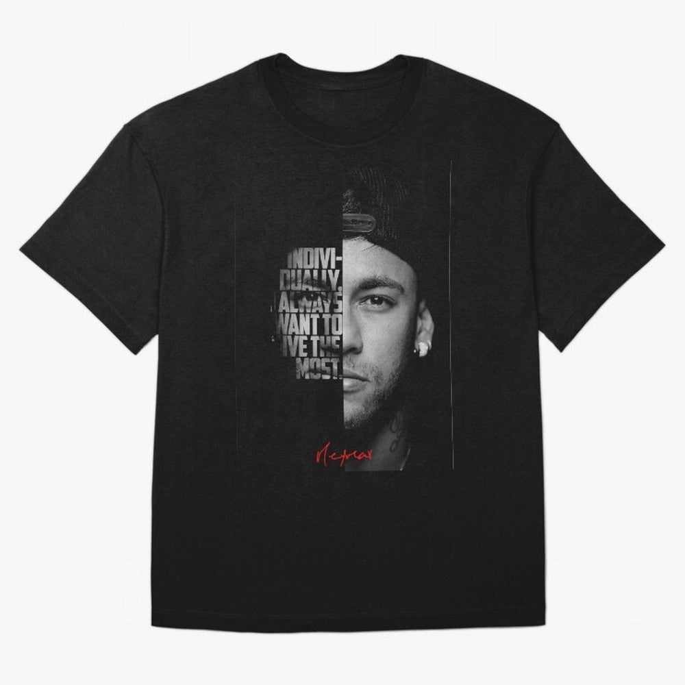 Black and white Neymar Jr quote. Classic T-Shirt Upgrade FIFA World Cup 2026 Made for Mbappe and Neymar, Germany Energy, Stadium Memories, Football Loyalty, International Chants and Championship Tradition; Great for Supporters Who Love Legendary