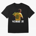 Brazil Neymar Selecao Oversized T-Shirt Celebrate Football Heritage in FIFA World Cup 2026 Spirit, Filled with England, France and Netherlands, Haaland and Mbappe, Vintage Soccer Flavor, Modern Football Stars, National Flags and Final Night