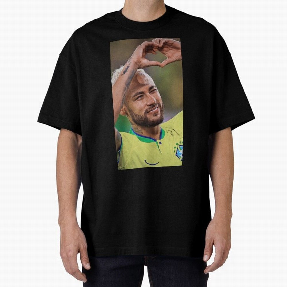 Neymar Jr Oversized T-Shirt Bring Legendary Rivalry Energy to FIFA World Cup 2026 Group Stage Spirit, Connected to Portugal, Messi and Cristiano Ronaldo, Match Day Excitement, Supporter Culture, Golden Goals and Global Football Passion; Ideal for
