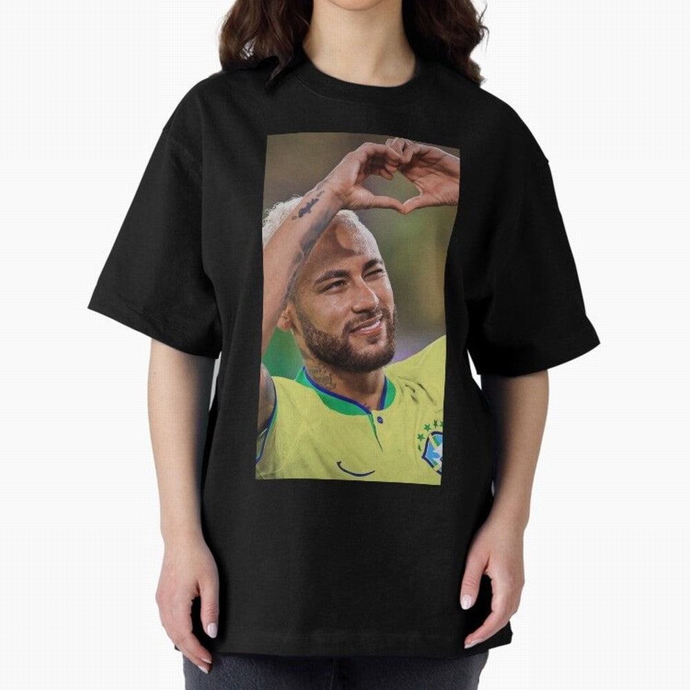 Neymar Jr Oversized T-Shirt Bring Legendary Rivalry Energy to FIFA World Cup 2026 Group Stage Spirit, Connected to Portugal, Messi and Cristiano Ronaldo, Match Day Excitement, Supporter Culture, Golden Goals and Global Football Passion; Ideal for