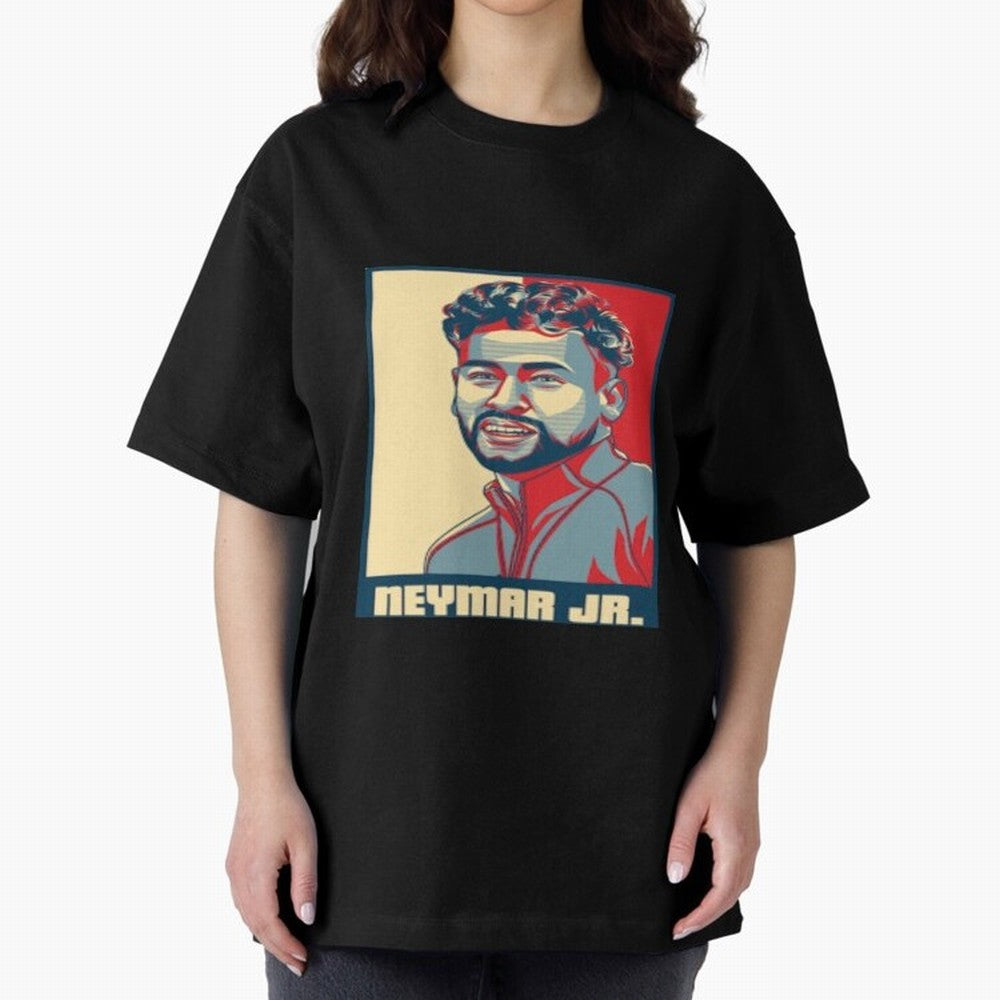 neymar jr al nassr Oversized T-Shirt Show Match Day Excitement for FIFA World Cup 2026 USA Canada Mexico Spirit, Made for England and Germany, Messi, Championship Spirit, Famous Goals, Roaring Crowds and International Football Unity; Ideal for Fans