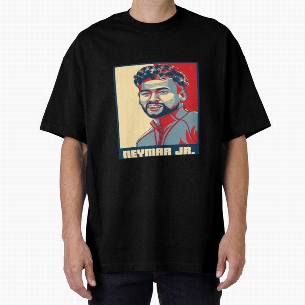 neymar jr al nassr Oversized T-Shirt Show Match Day Excitement for FIFA World Cup 2026 USA Canada Mexico Spirit, Made for England and Germany, Messi, Championship Spirit, Famous Goals, Roaring Crowds and International Football Unity; Ideal for Fans