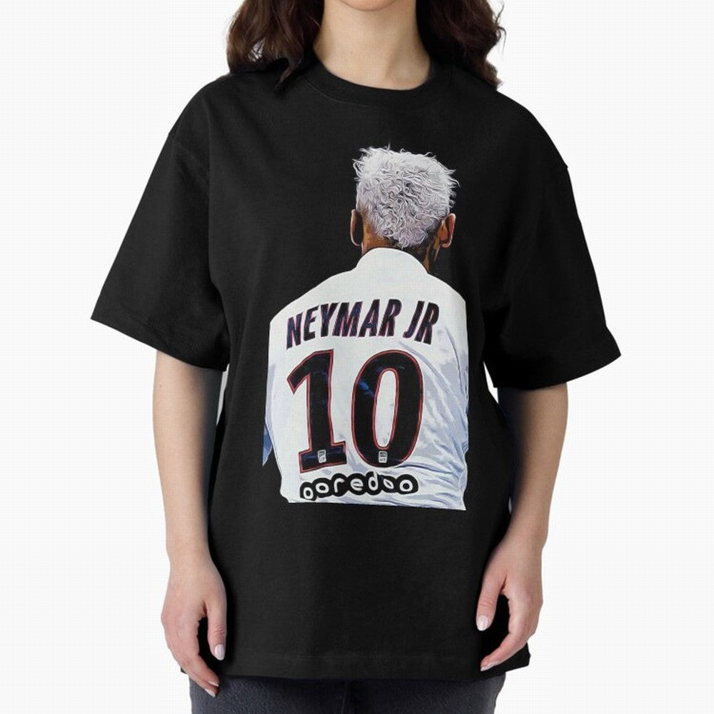 njr Oversized T-Shirt Turn Up for the FIFA World Cup 2026 Journey through Messi, Neymar and Mbappe Highlights, France and Portugal Pride, Championship Spirit, Famous Goals, Roaring Crowds and International Football Unity; Ideal for Passionate Fans