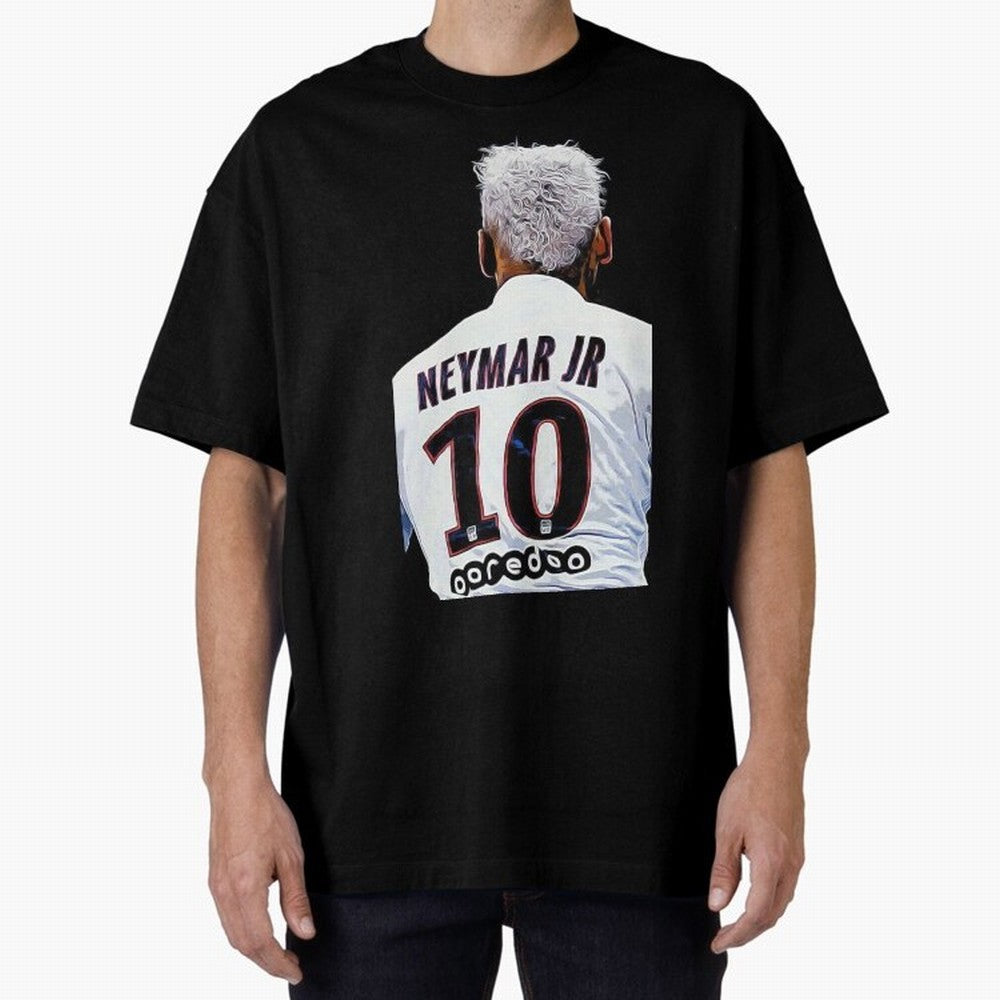 njr Oversized T-Shirt Turn Up for the FIFA World Cup 2026 Journey through Messi, Neymar and Mbappe Highlights, France and Portugal Pride, Championship Spirit, Famous Goals, Roaring Crowds and International Football Unity; Ideal for Passionate Fans
