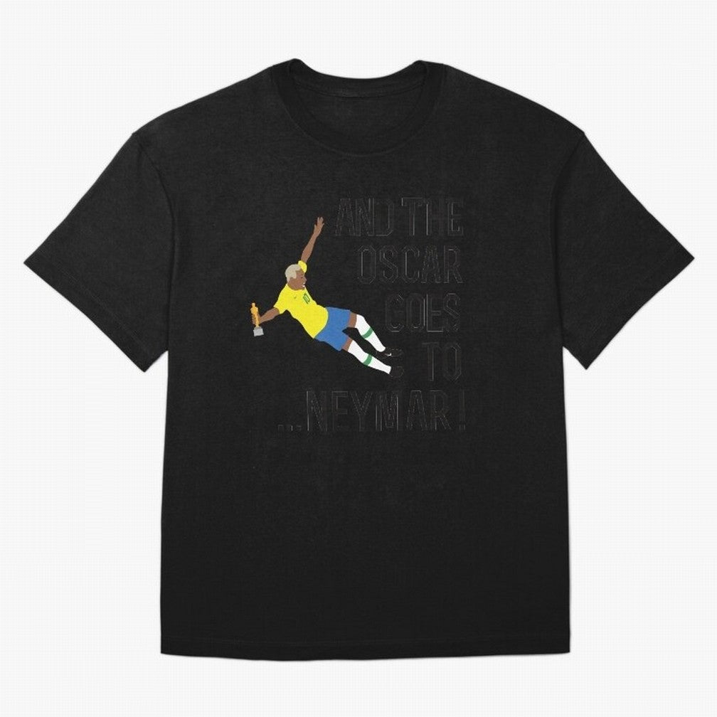 Neymar Diving Oversized T-Shirt Bring Home FIFA World Cup 2026 Group Stage for Fans of Messi and Brazil, Bringing Game Day Rituals, Football Legends, Country Pride and the Road to the Final; Built for Supporters Chasing Trophy Dreams, Final Match