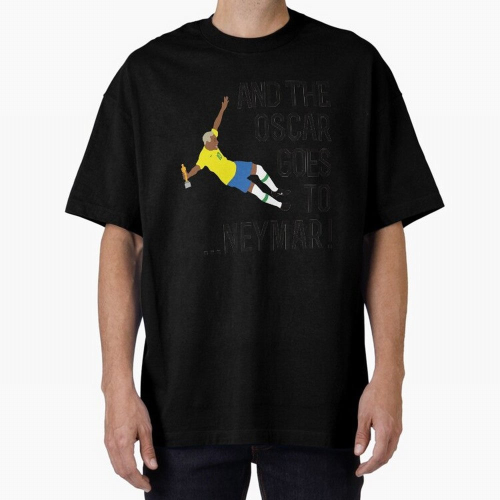 Neymar Diving Oversized T-Shirt Bring Home FIFA World Cup 2026 Group Stage for Fans of Messi and Brazil, Bringing Game Day Rituals, Football Legends, Country Pride and the Road to the Final; Built for Supporters Chasing Trophy Dreams, Final Match