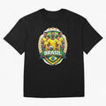 Brazil Football National Team Pride- Brazil Soccer Graphics Classic T-Shirt Celebrate Fan Culture around Global Football Passion for FIFA World Cup 2026 USA Canada Mexico, Made for Neymar, Haaland and Cristiano Ronaldo, France and Portugal, Match