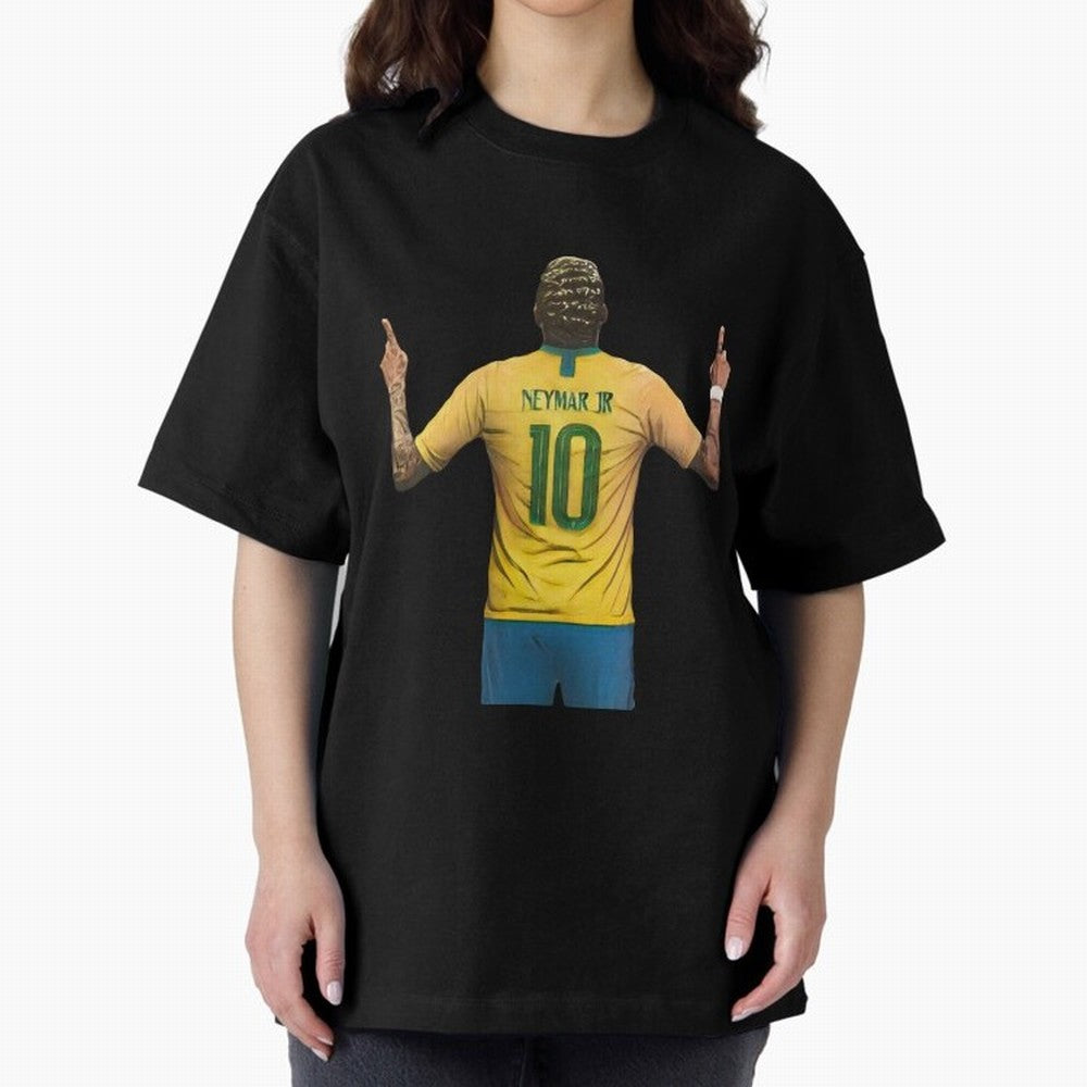 neymar jr Oversized T-Shirt Relive the Noise and Pride of FIFA World Cup 2026 USA Canada Mexico with Messi and Cristiano Ronaldo, Argentina Energy, Stadium Chants, National Pride, Trophy Dreams and Unforgettable Football Memories; Perfect for