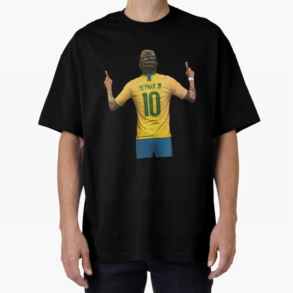 neymar jr Oversized T-Shirt Relive the Noise and Pride of FIFA World Cup 2026 USA Canada Mexico with Messi and Cristiano Ronaldo, Argentina Energy, Stadium Chants, National Pride, Trophy Dreams and Unforgettable Football Memories; Perfect for