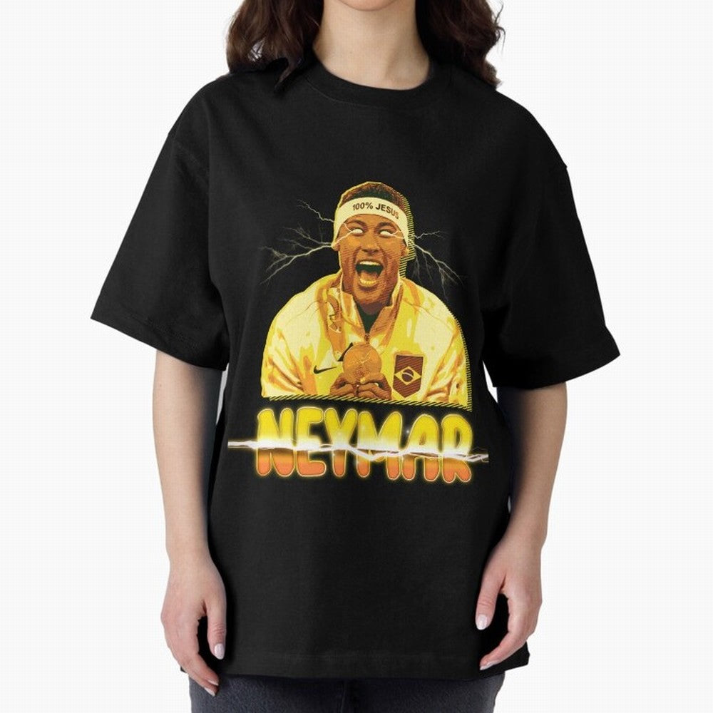 Neymar Jr Art Classic T-Shirt Show Up for the Glory of Global Football Passion for FIFA World Cup 2026, Highlighting CR7 and Messi, Netherlands, Vintage Soccer Flavor, Modern Football Stars, National Flags and Final Night Emotion; Built for