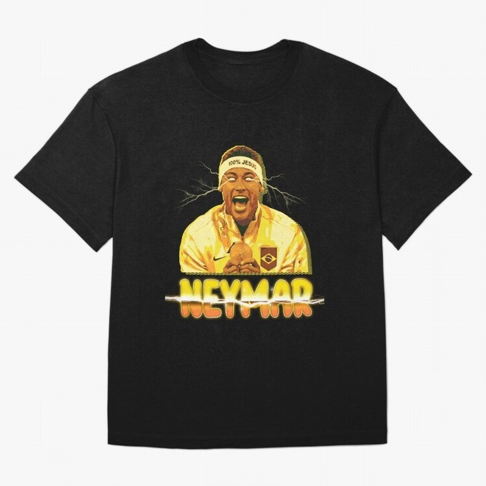 Neymar Jr Art Classic T-Shirt Show Up for the Glory of Global Football Passion for FIFA World Cup 2026, Highlighting CR7 and Messi, Netherlands, Vintage Soccer Flavor, Modern Football Stars, National Flags and Final Night Emotion; Built for