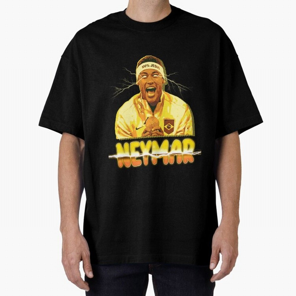 Neymar Jr Art Classic T-Shirt Show Up for the Glory of Global Football Passion for FIFA World Cup 2026, Highlighting CR7 and Messi, Netherlands, Vintage Soccer Flavor, Modern Football Stars, National Flags and Final Night Emotion; Built for
