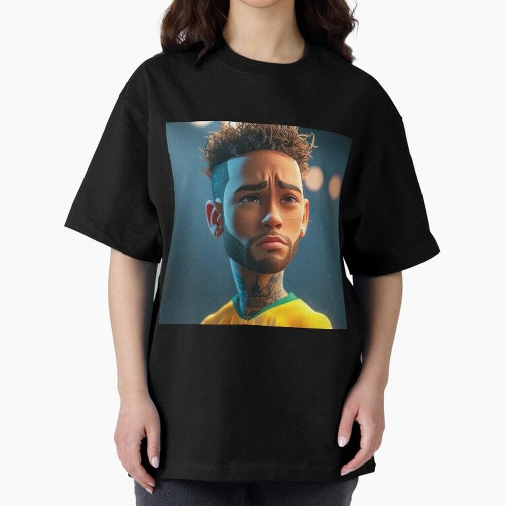 Neymar Jr cartoon picture Classic T-Shirt Wear the Spirit of Match Day Hype around FIFA World Cup 2026, Cristiano Ronaldo, Haaland and CR7, England, Fan Favorite Moments, National Team Passion, Big Match Drama and Soccer History; Ideal for Fans Who