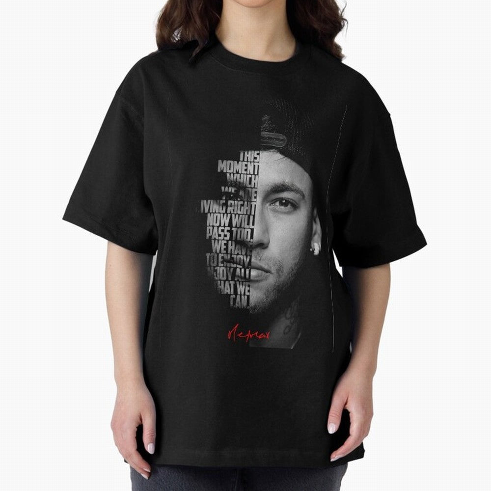 Black and white Neymar Jr quote. Classic T-Shirt Follow the Final Road of FIFA World Cup 2026 USA Canada Mexico for Fans of CR7 and Messi and Argentina and Brazil, Bringing Soccer Culture, Superstar Moments, National Team Dreams and Competitive
