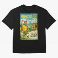 Brazil Rio de Janeiro Christ the Redeemer Sugarloaf Mountain FIFA World Cup 2026 Football Celebration Classic T-Shirt Back the Journey through FIFA World Cup 2026 USA Canada Mexico Inspired by Haaland, Germany Energy, Global Supporter Spirit,