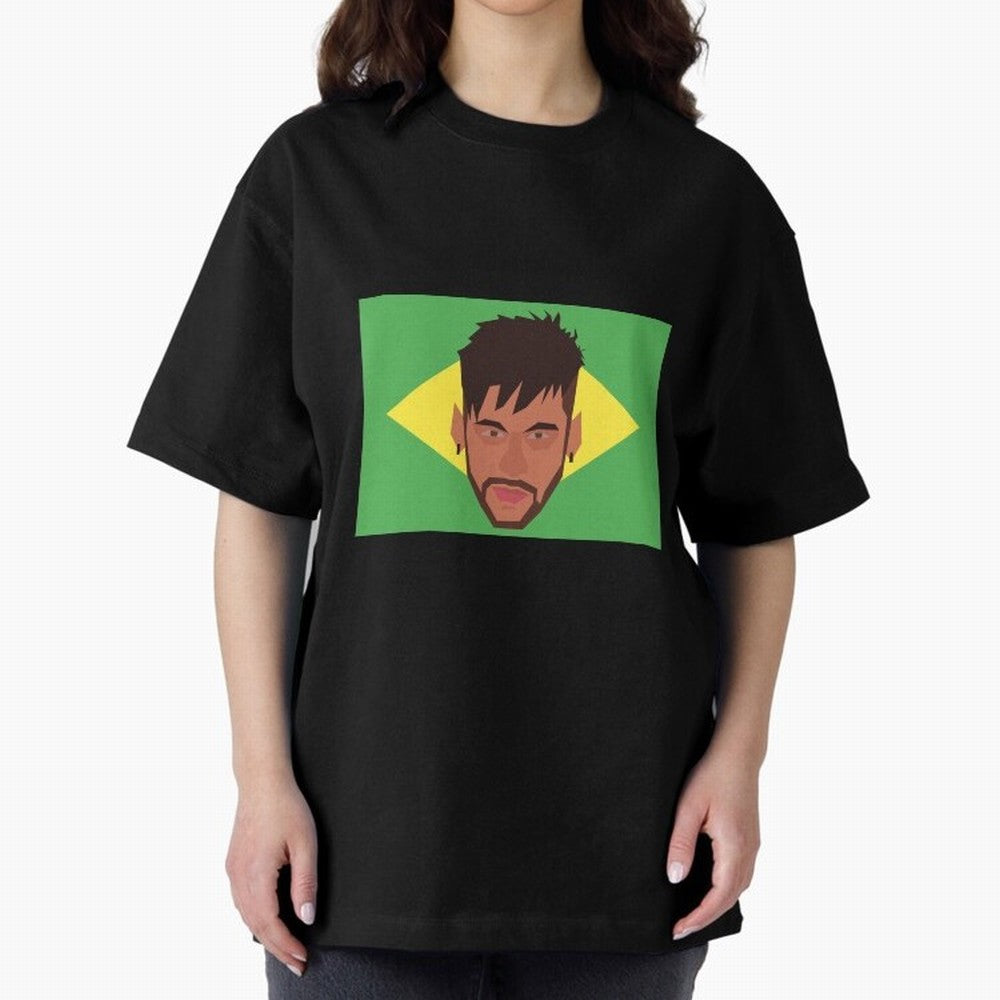 Neymar Jr - Brazil World Cup Classic T-Shirt Cheer for FIFA World Cup 2026 Group Stage Highlighting Messi, CR7 and Mbappe, Argentina Energy, Supporter Pride, Iconic Celebrations, Legendary Names and Global Match Day Energy; Made for Collectors Who
