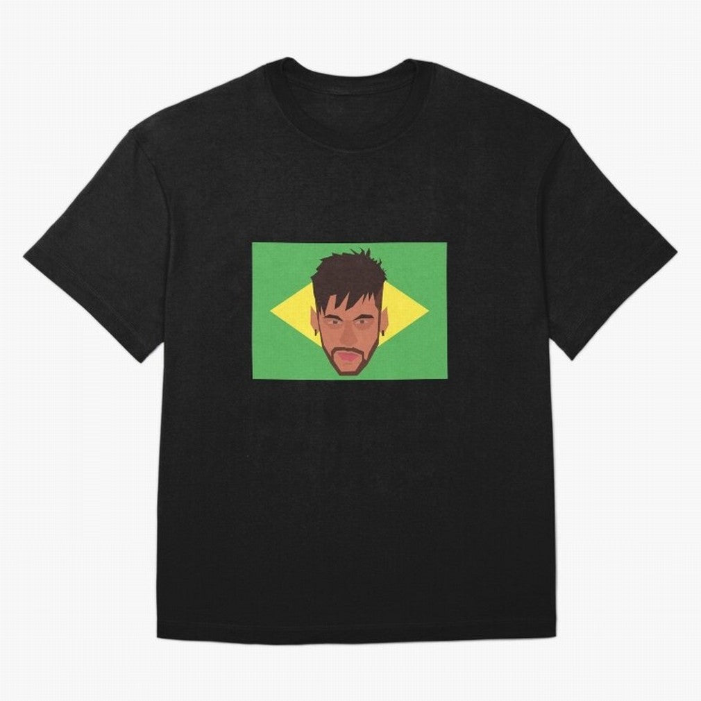 Neymar Jr - Brazil World Cup Classic T-Shirt Cheer for FIFA World Cup 2026 Group Stage Highlighting Messi, CR7 and Mbappe, Argentina Energy, Supporter Pride, Iconic Celebrations, Legendary Names and Global Match Day Energy; Made for Collectors Who
